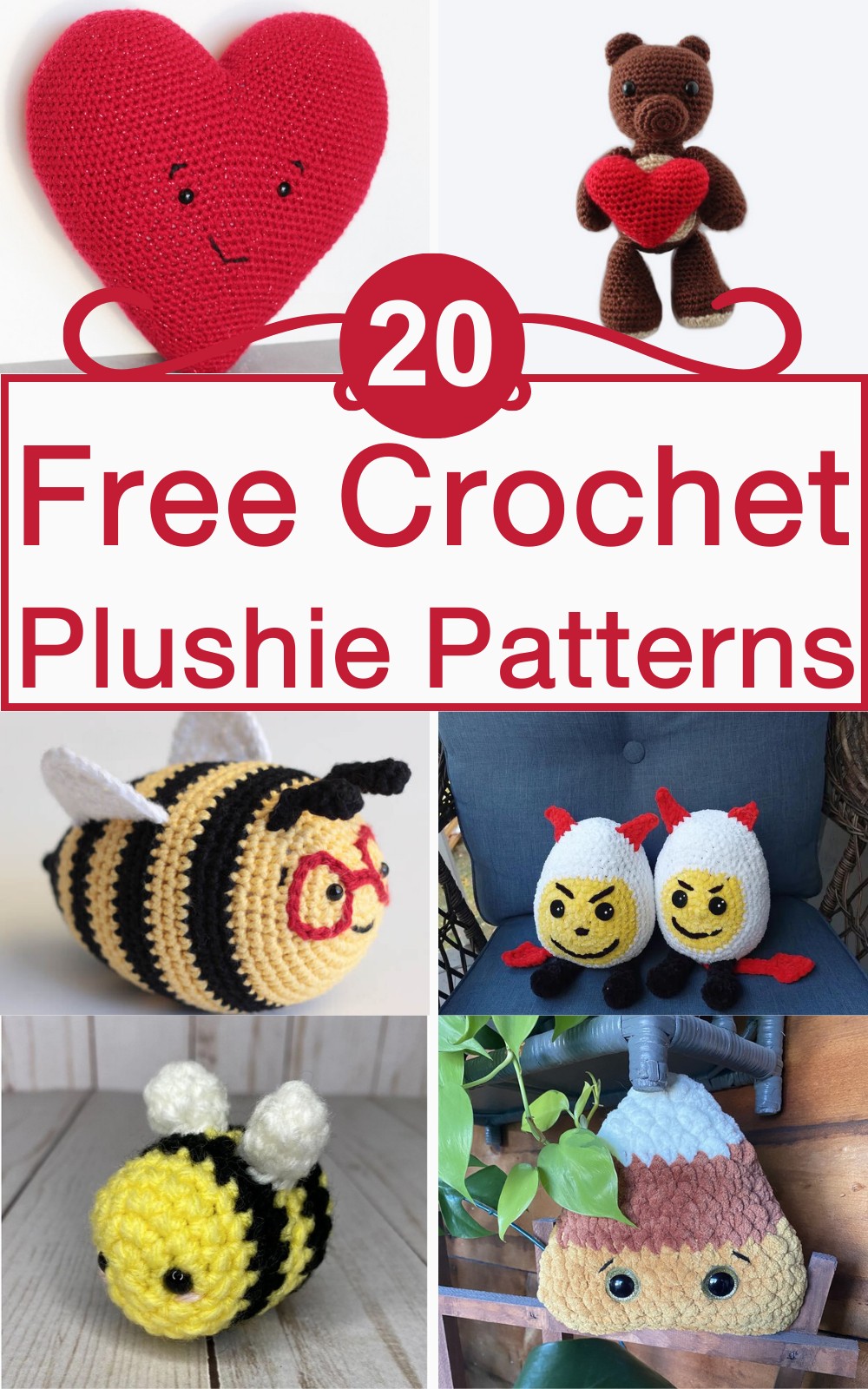 20 Free Crochet Plushie Patterns