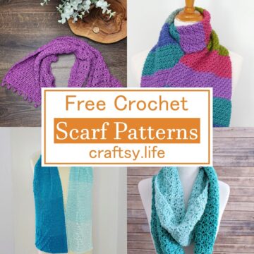 36 Free Crochet Scarf Patterns