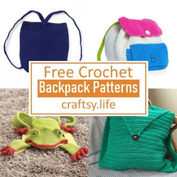 5 Free Crochet Backpack Patterns