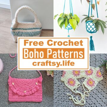 20 Free Crochet Boho Patterns