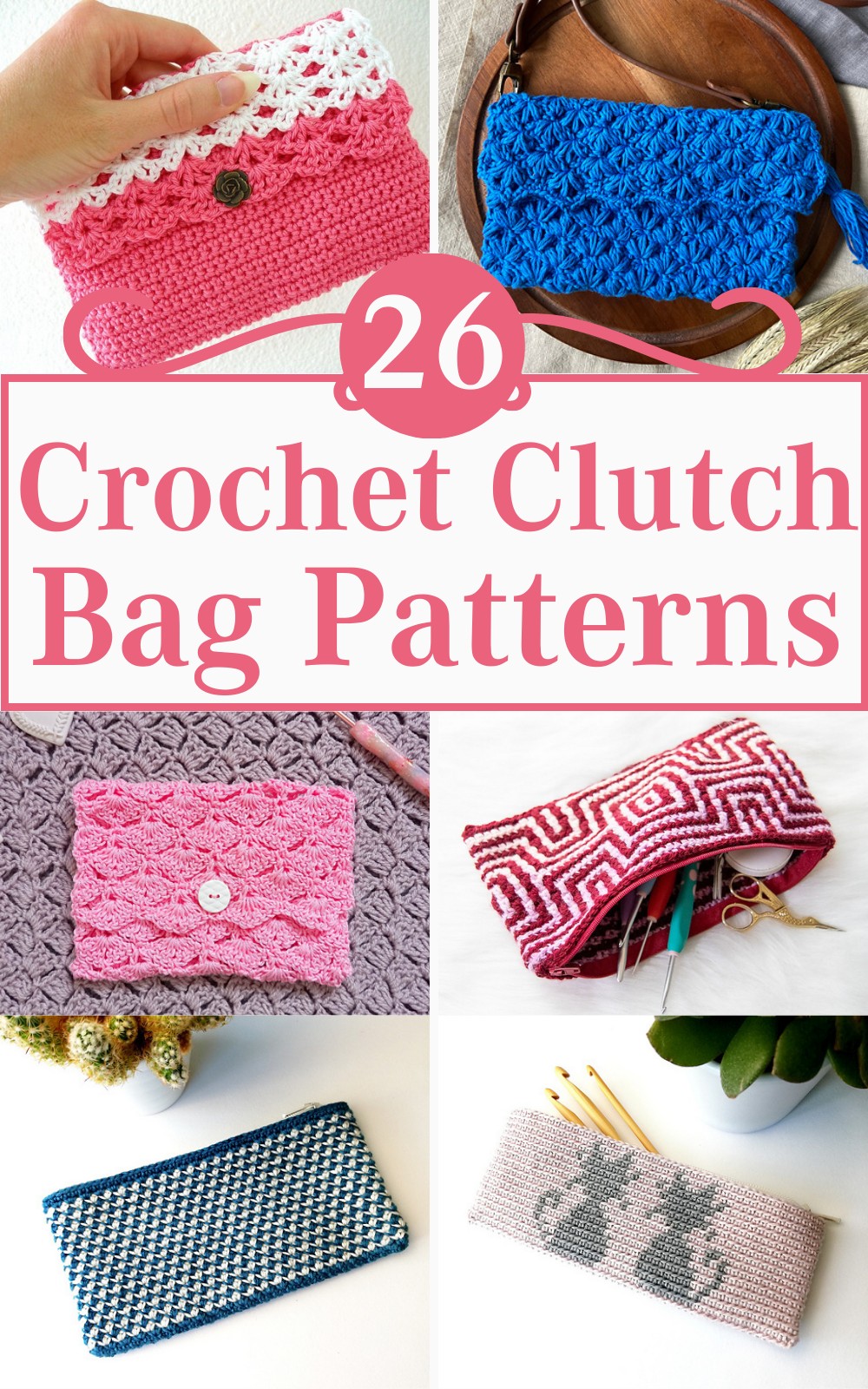 5 Free Crochet Clutch Bag Patterns