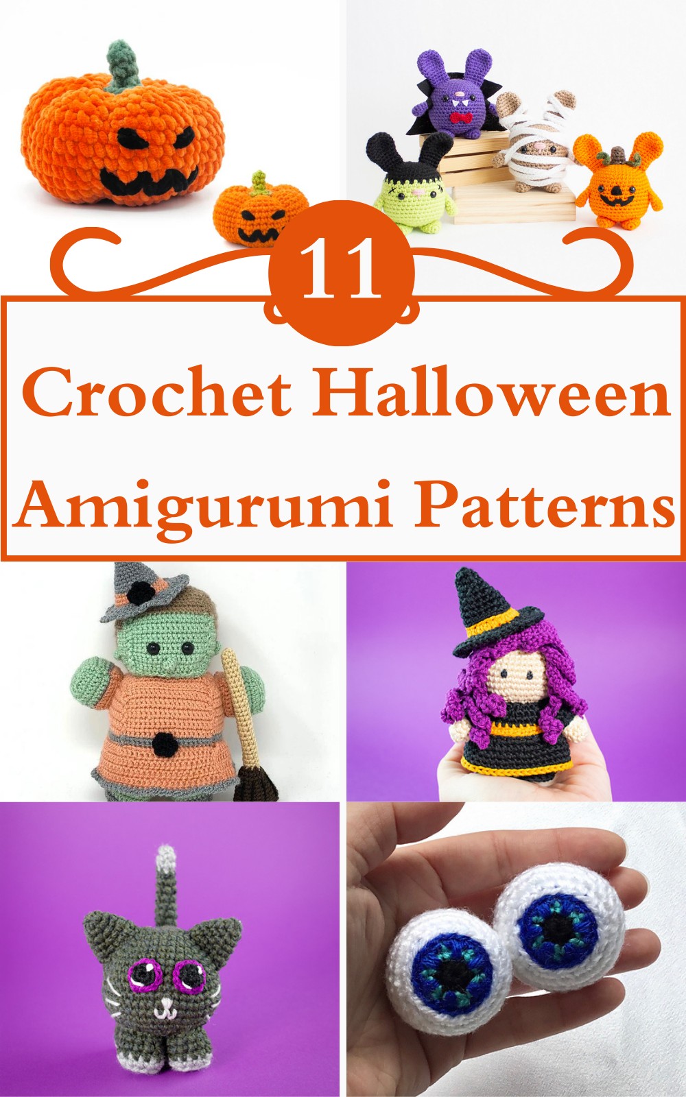 5 Free Crochet Halloween Amigurumi Patterns