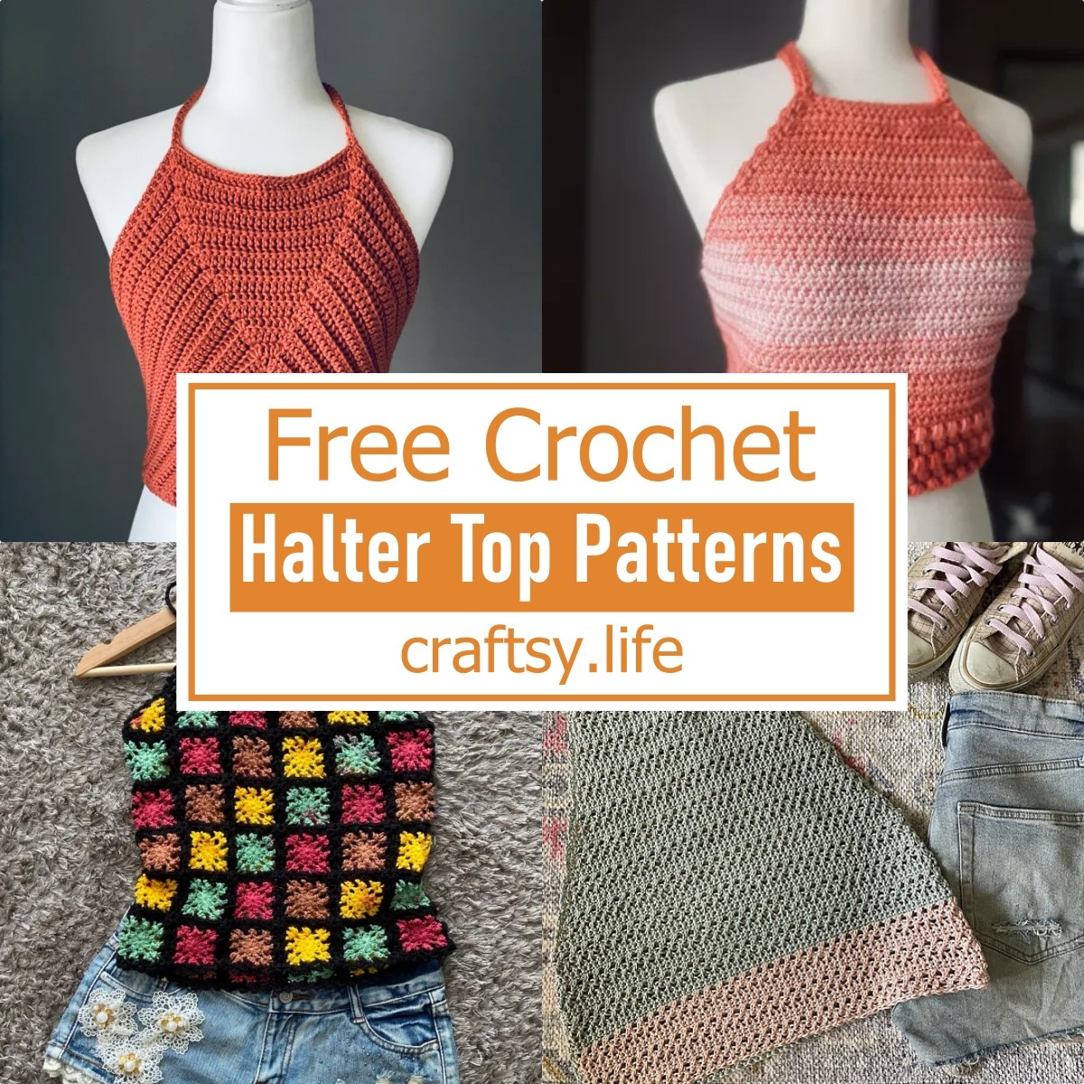 5 Free Crochet Halter Top Patterns