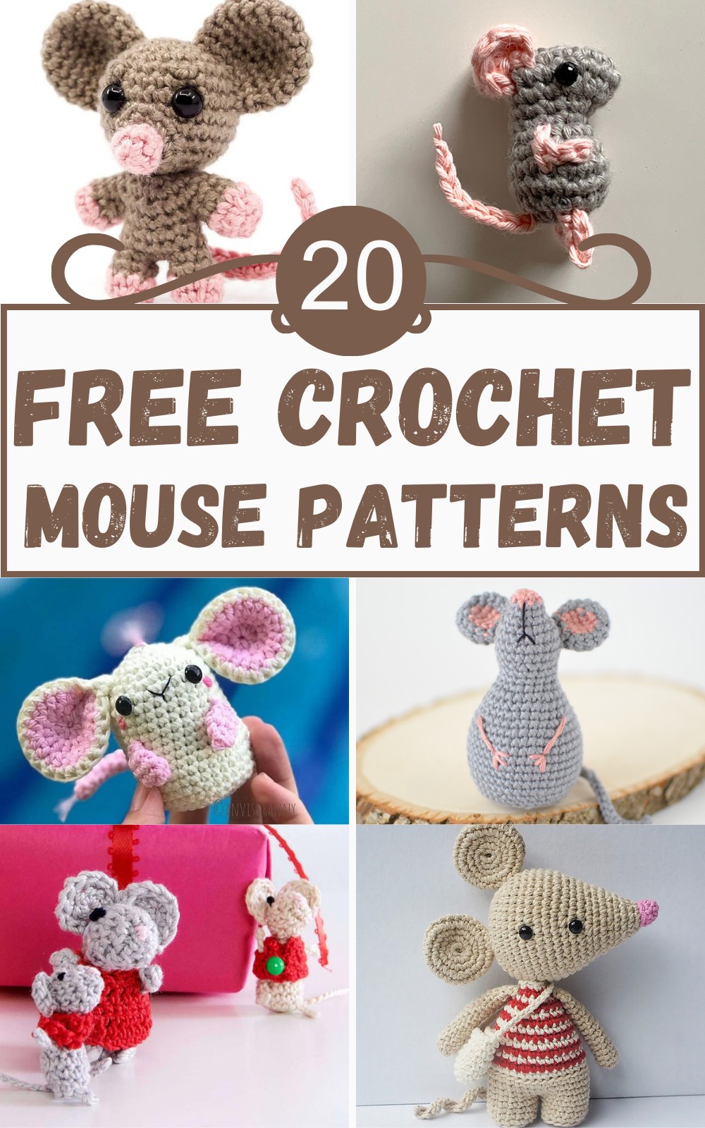 5 Free Crochet Mouse Patterns