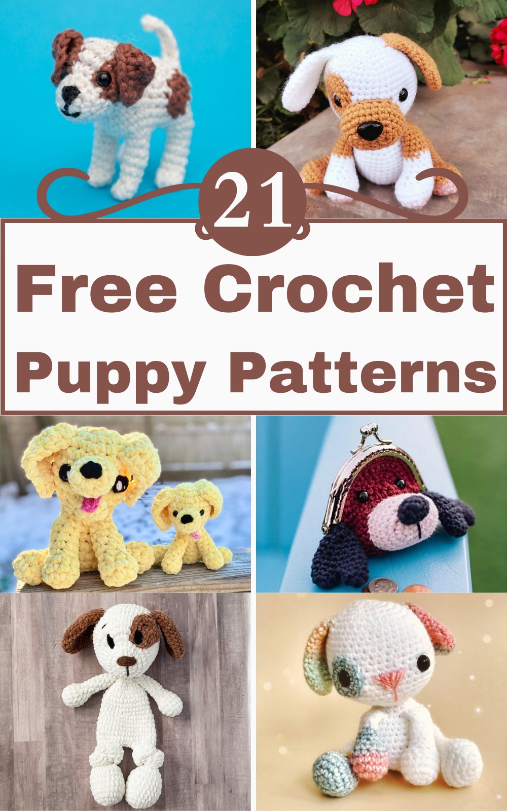 5 Free Crochet Puppy Patterns