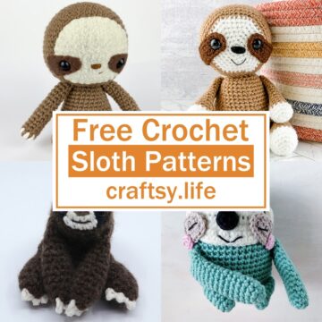 20 Free Crochet Sloth Patterns