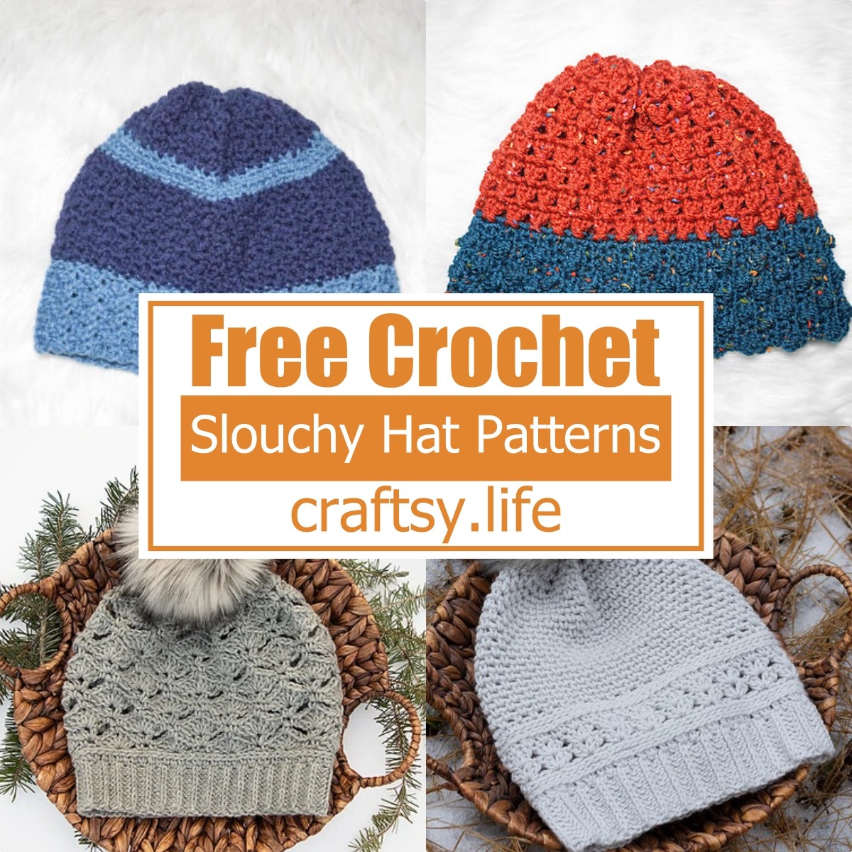 Crochet Slouchy Hat Patterns
