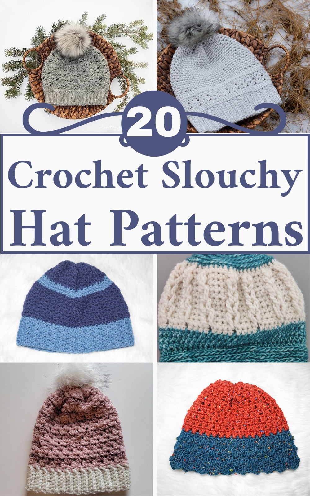 5 Free Crochet Slouchy Hat Patterns