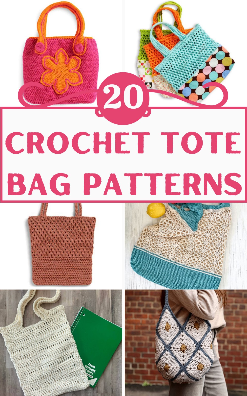 5 Free Crochet Tote Bag Patterns