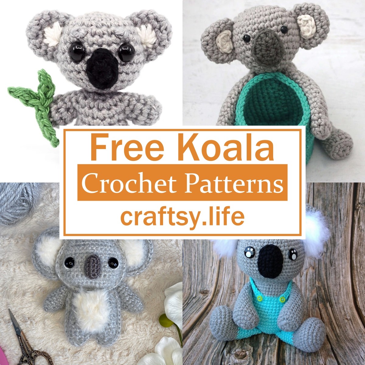 5 Free Koala Crochet Patterns