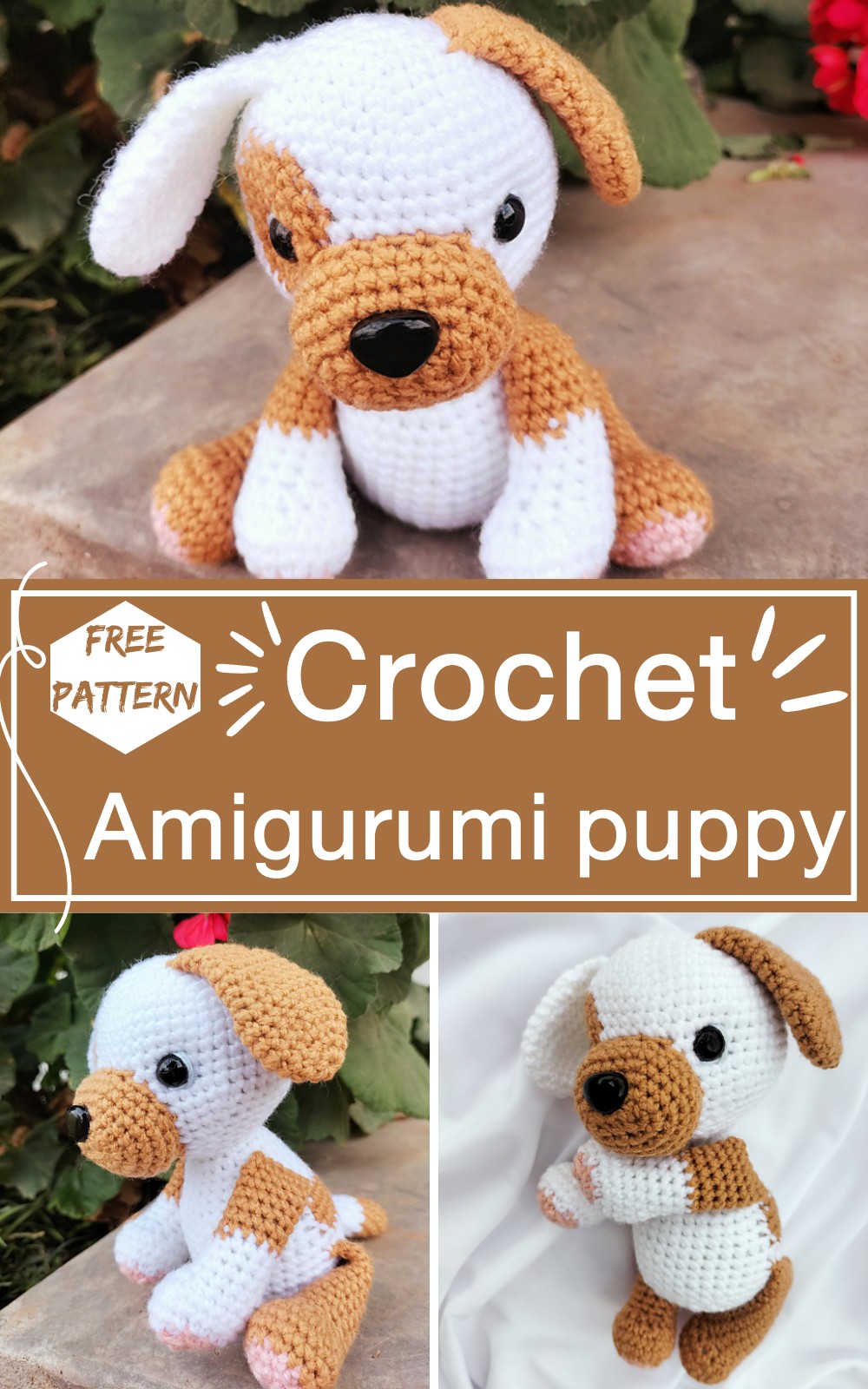 Amigurumi puppy