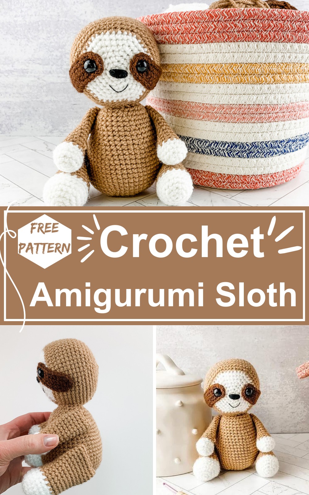 Crochet Amigurumi Sloth