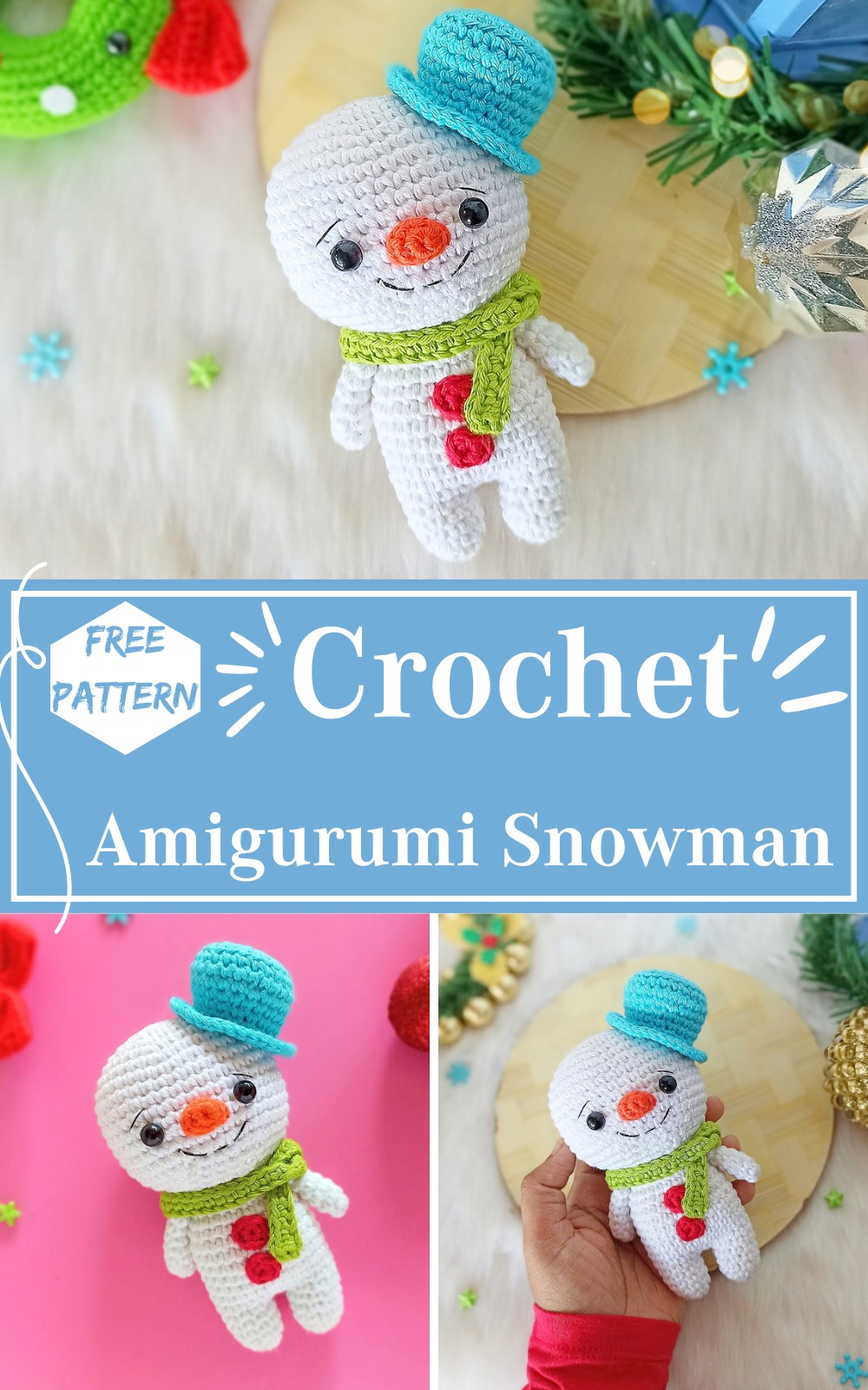 Crochet Amigurumi Snowman