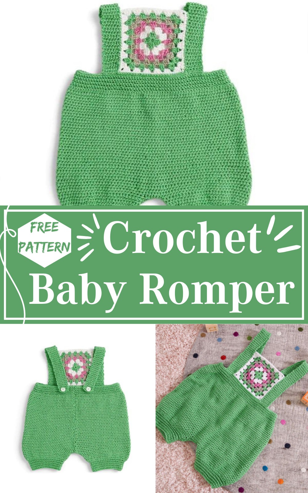 Crochet Baby Romper