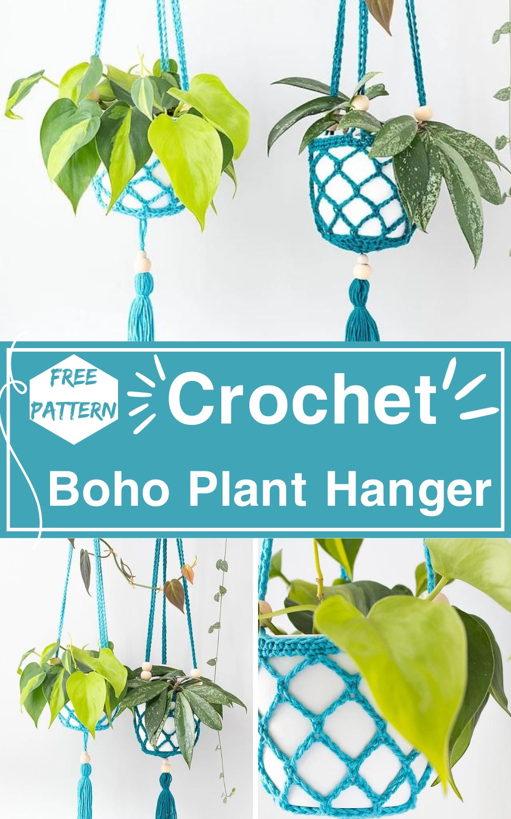 Crochet Boho Plant Hanger