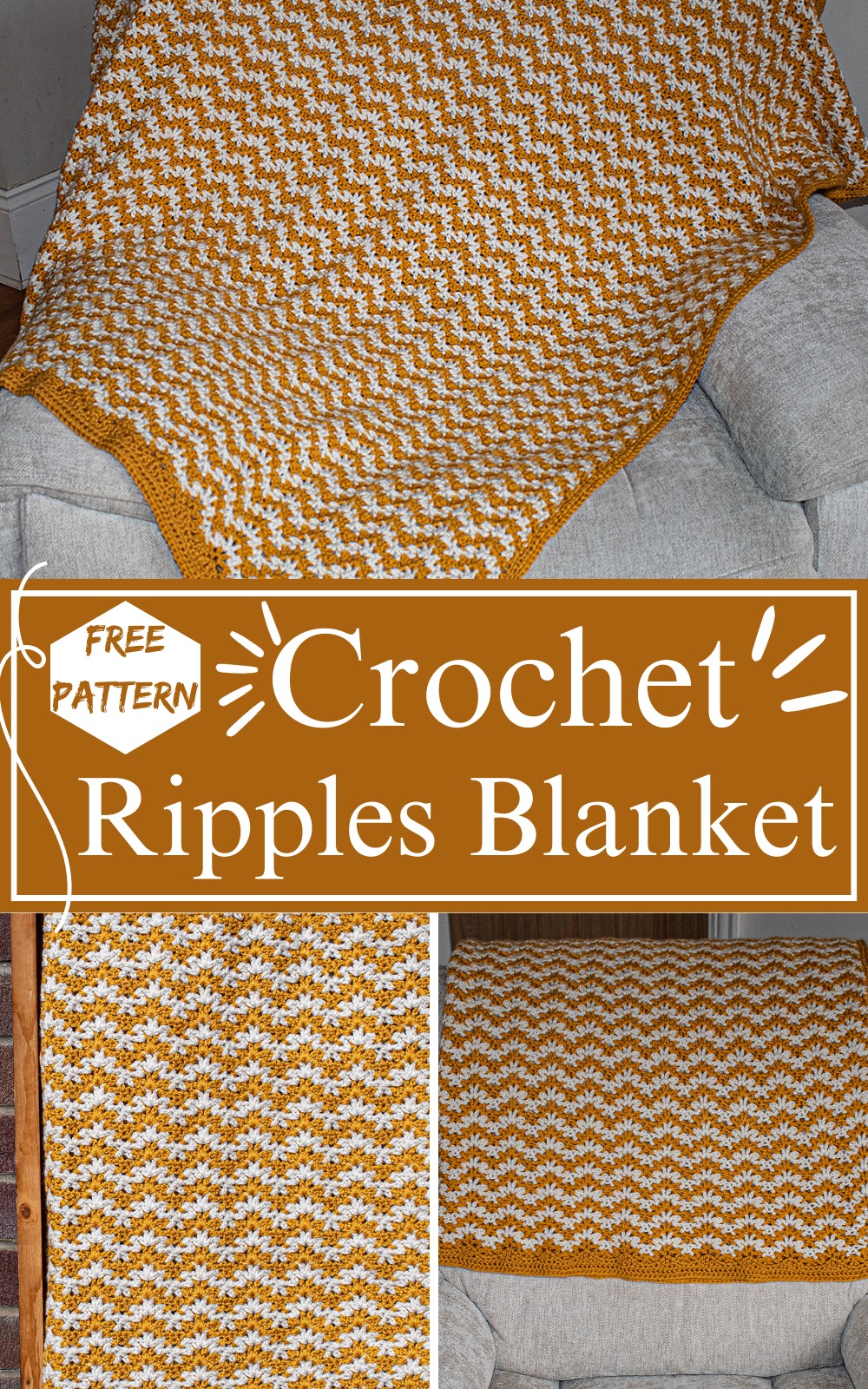 Crochet Cosy Ripples Blanket