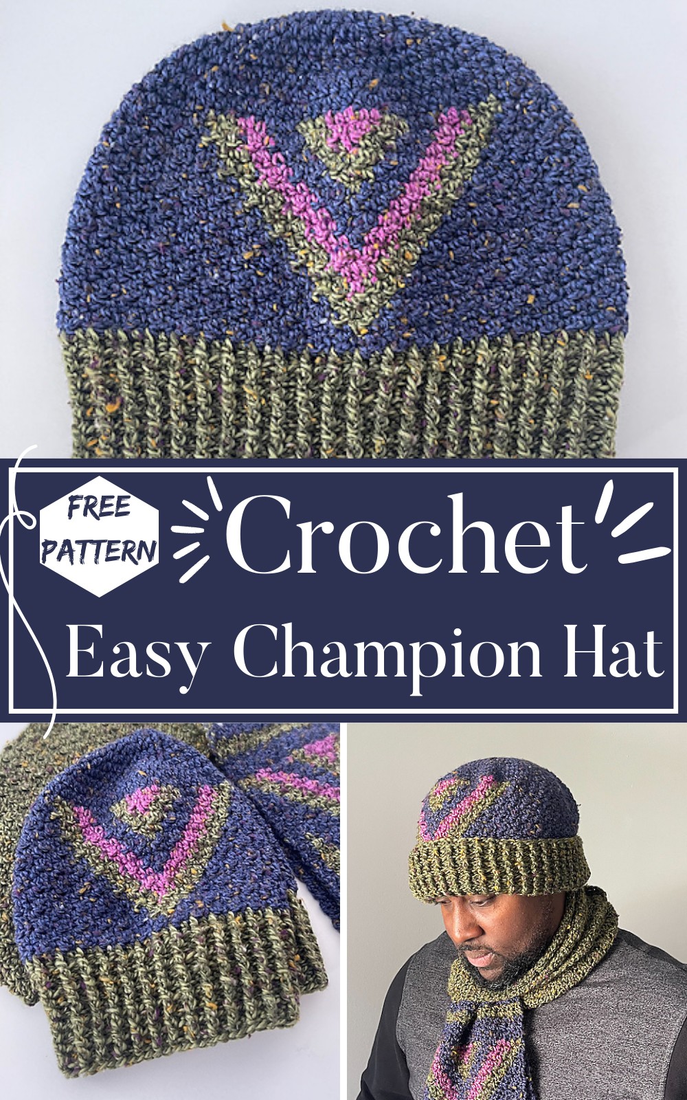 Crochet Easy Champion Hat