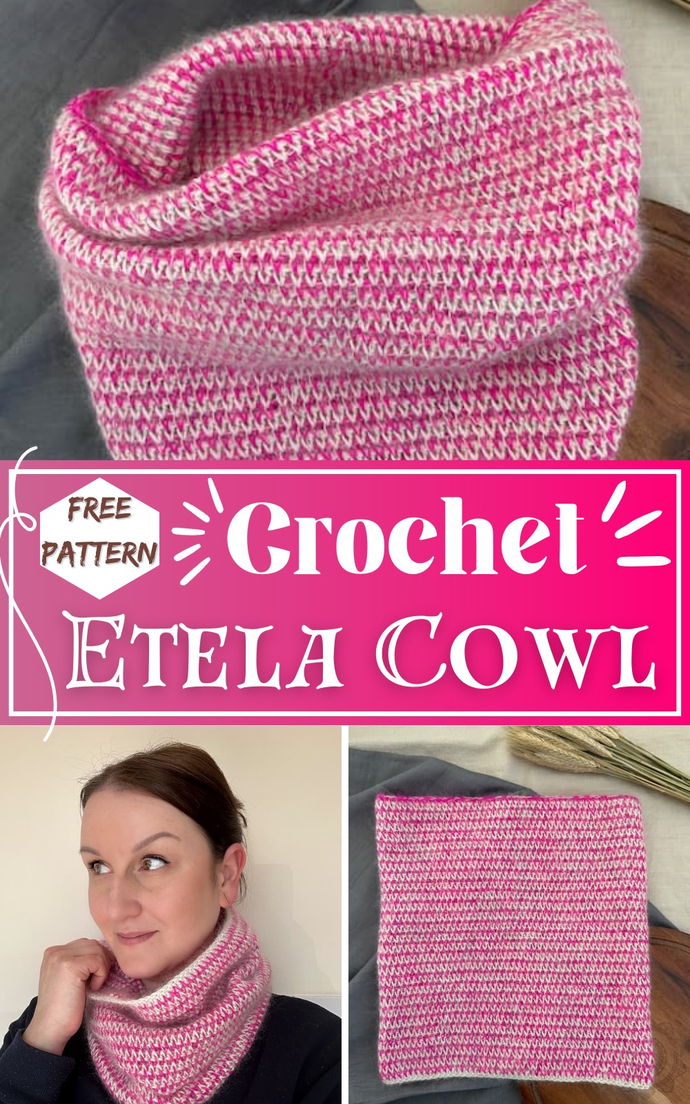 Crochet Etela Cowl Pattern