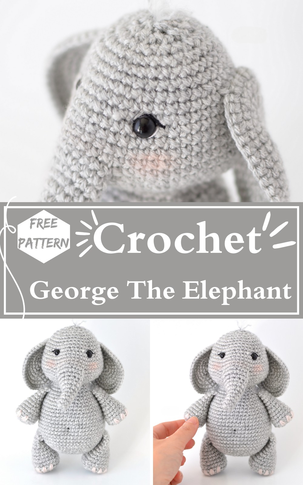 Crochet George The Elephant