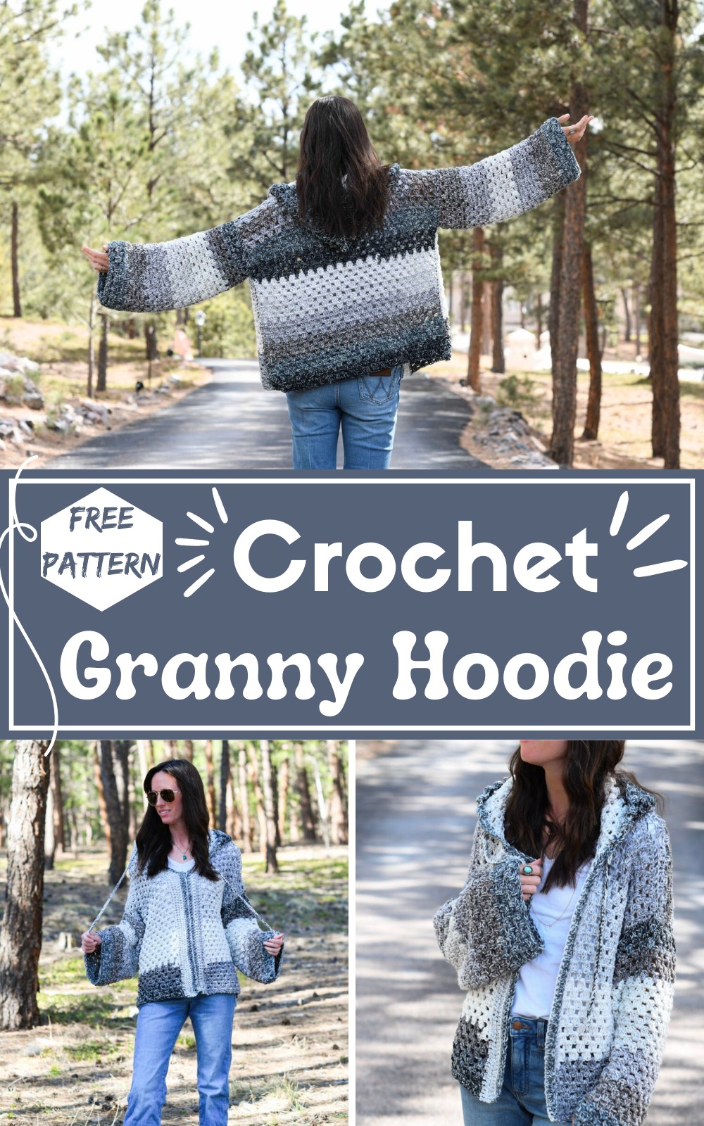 Crochet Granny Hoodie
