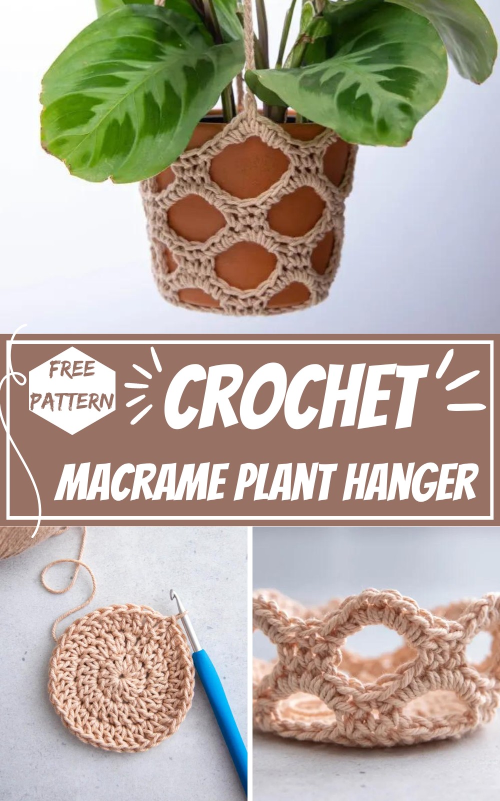 Crochet Macrame Plant Hanger