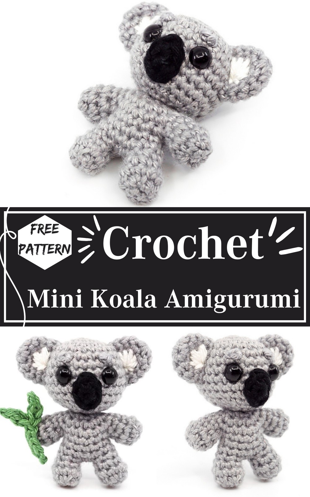 Crochet Mini Noso Koala Amigurumi