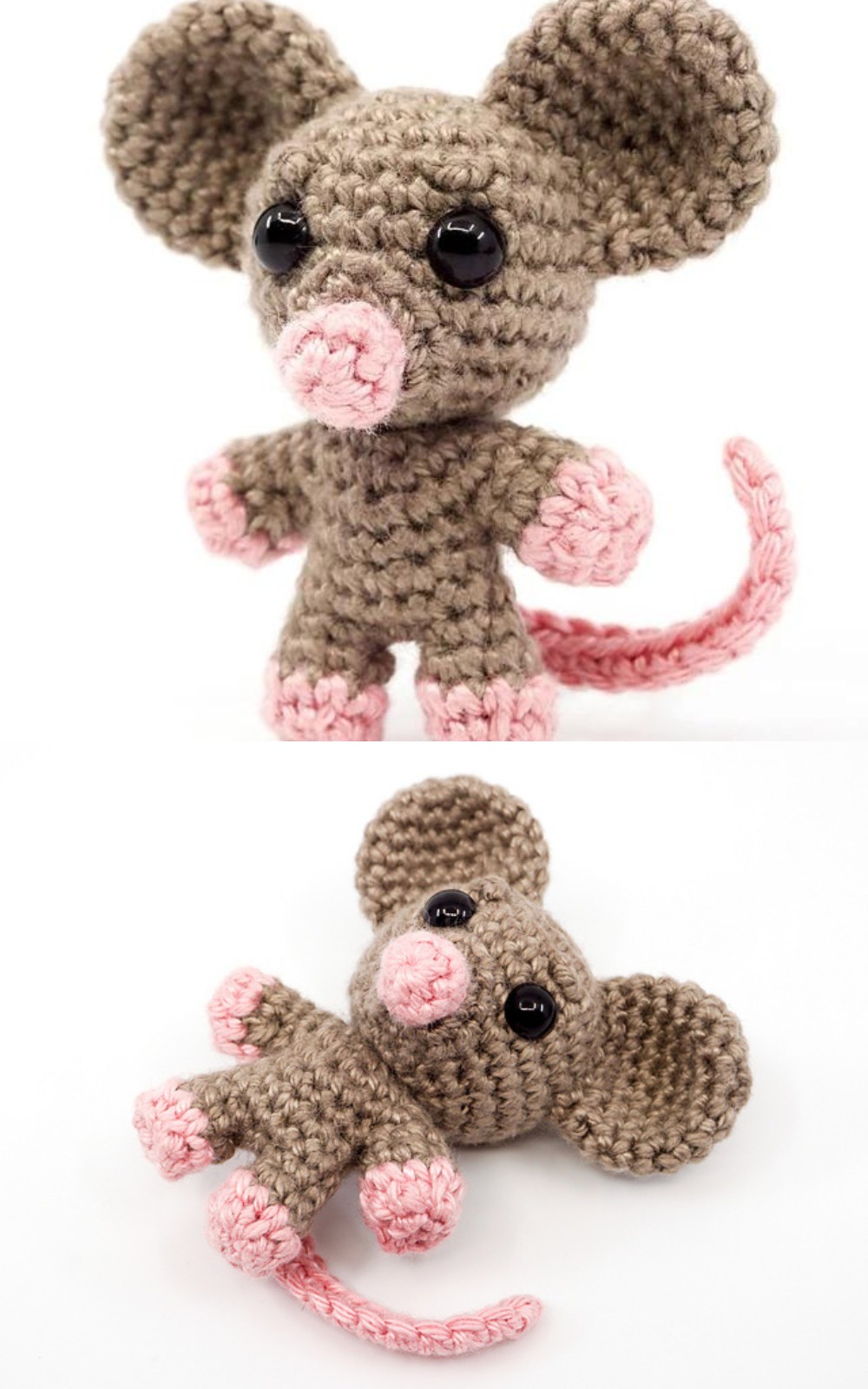 Crochet Mini Noso Mouse Amigurumi