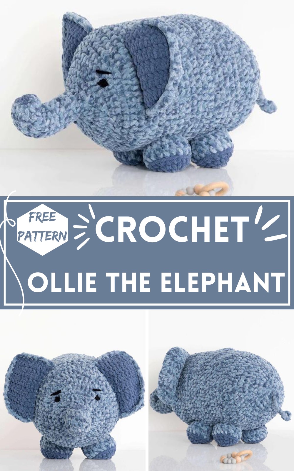 Crochet Ollie The Elephant