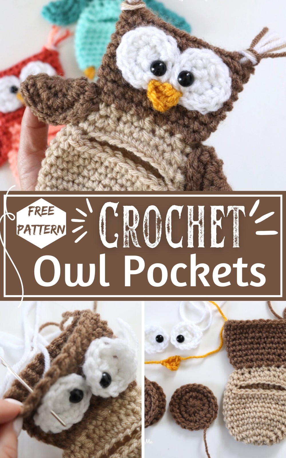 Crochet Owl Pockets