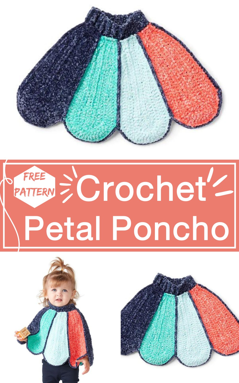 Crochet Petal Poncho