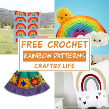 Free Crochet Rainbow Patterns