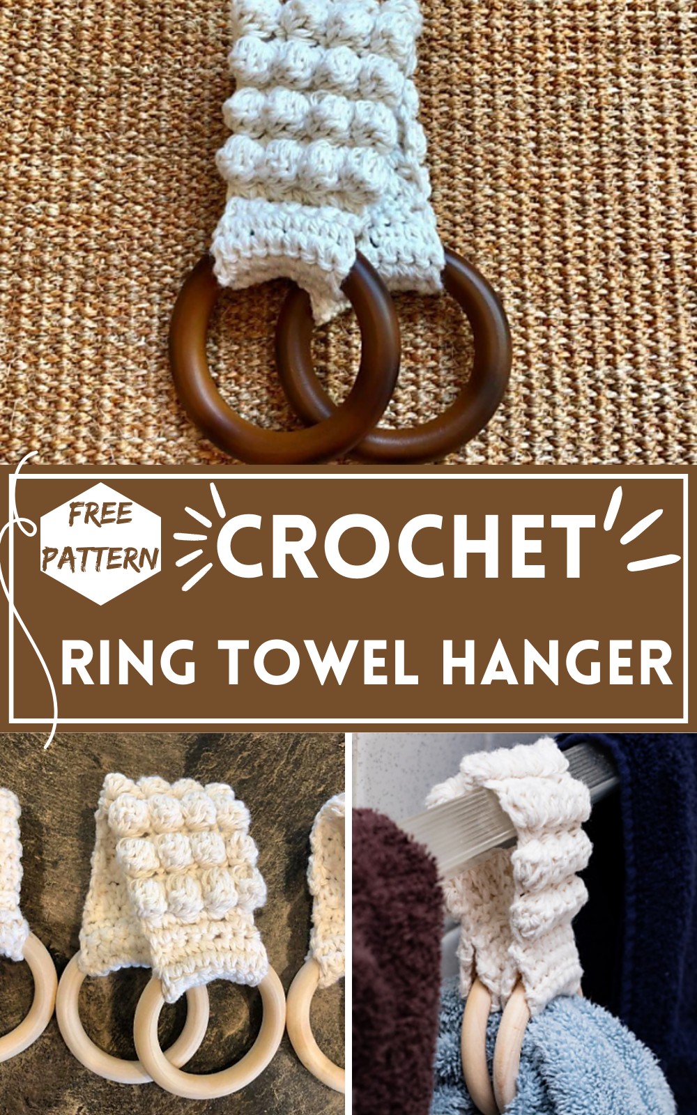 Crochet Ring Towel Hanger