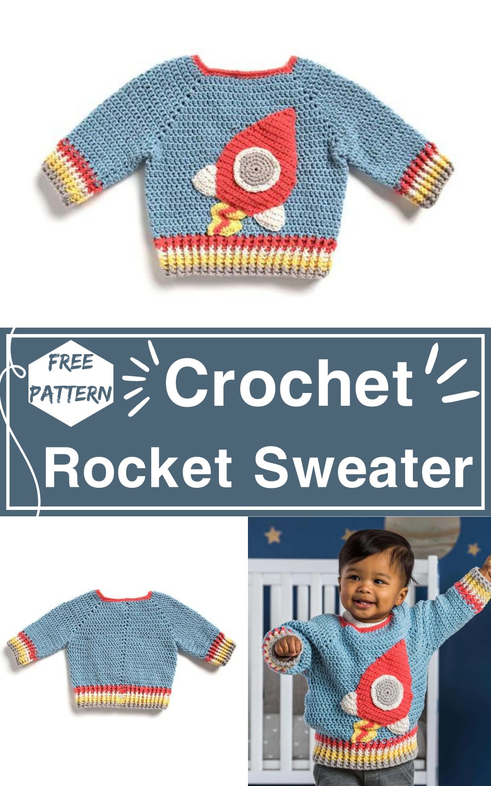 Crochet Rocket Sweater