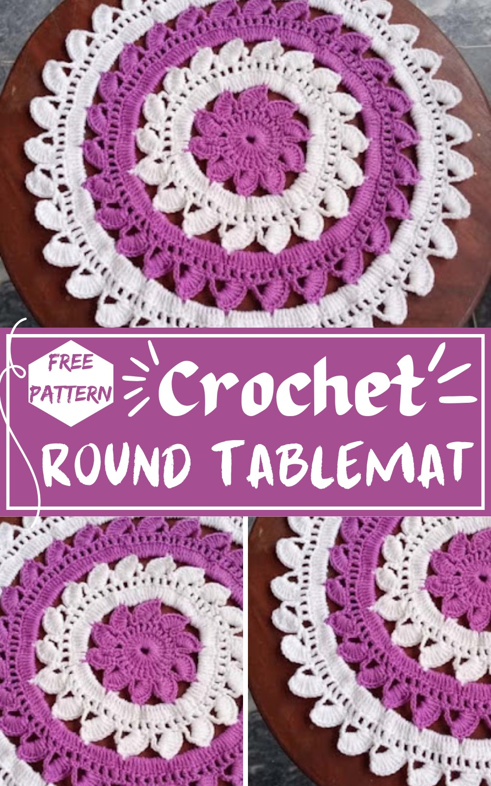 Crochet Round Tablemat