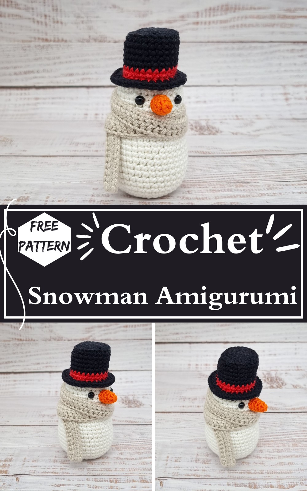 Crochet Snowman Amigurumi