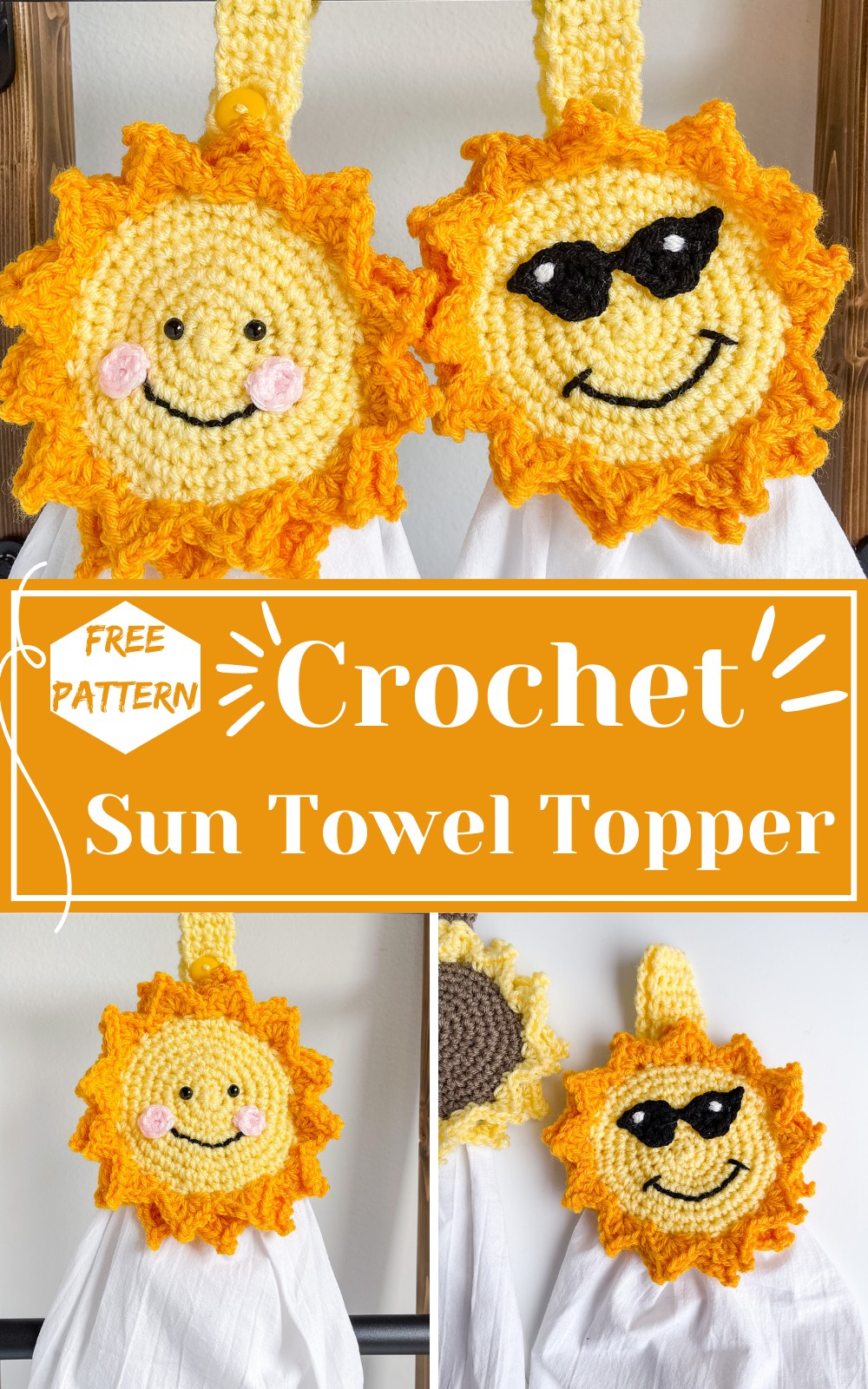Crochet Sun Towel Topper