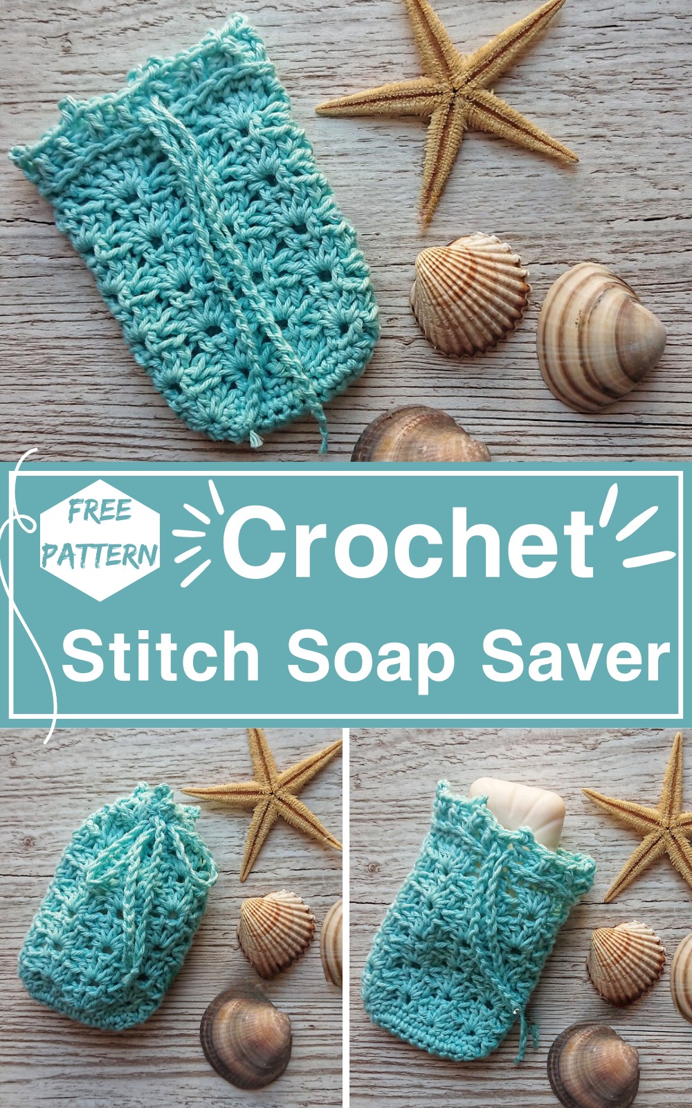 Crochet Thistle Stitch Soap Saver