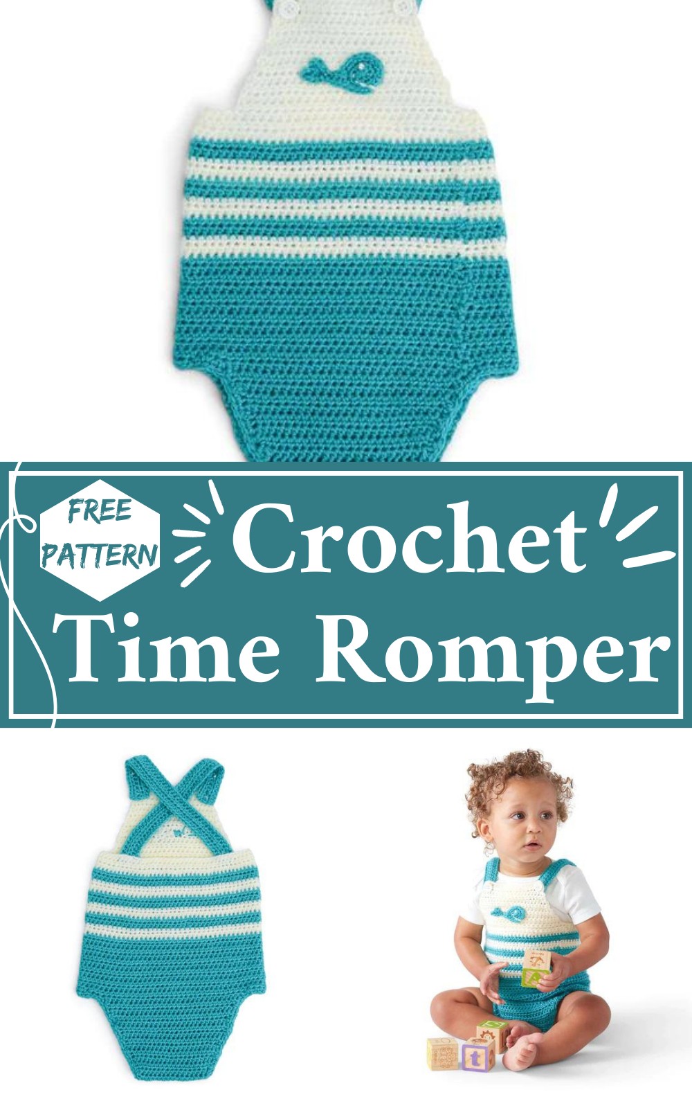  Crochet Whale Of A Time Romper