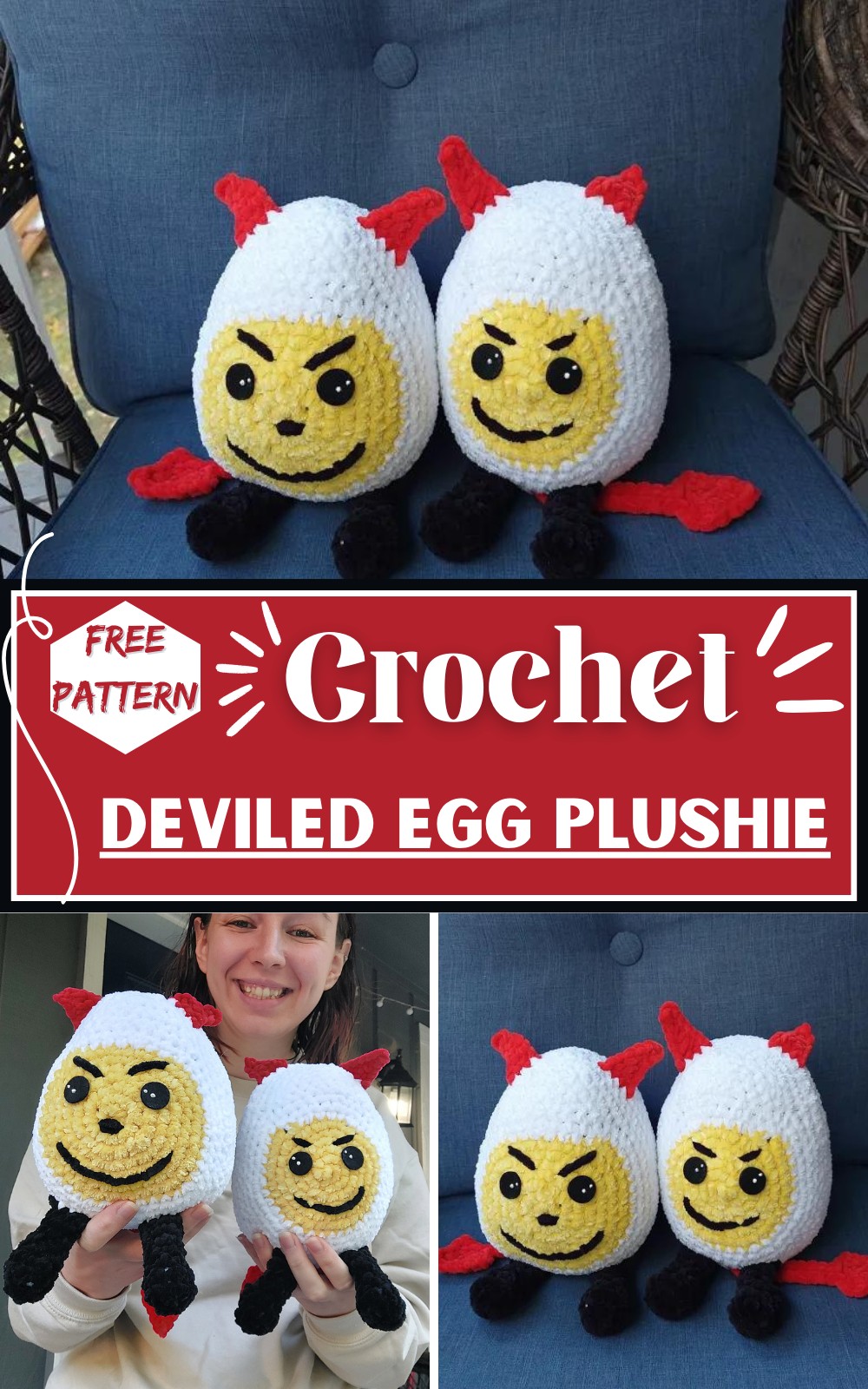 Deviled Egg Plushie