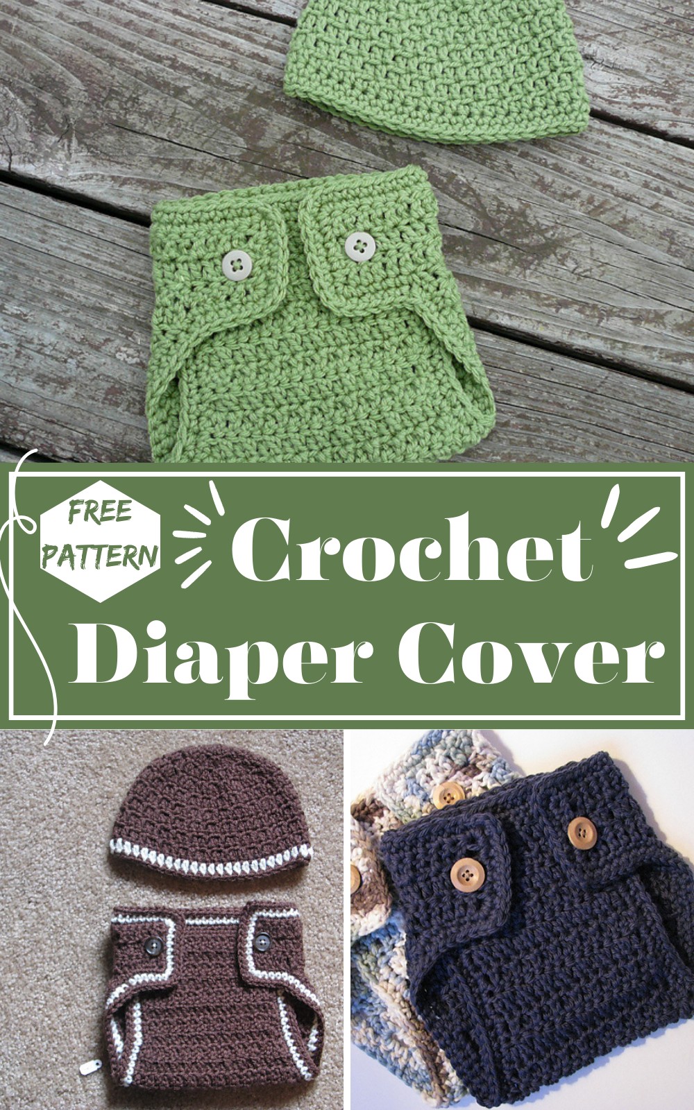 Diaper Cover and Beanie