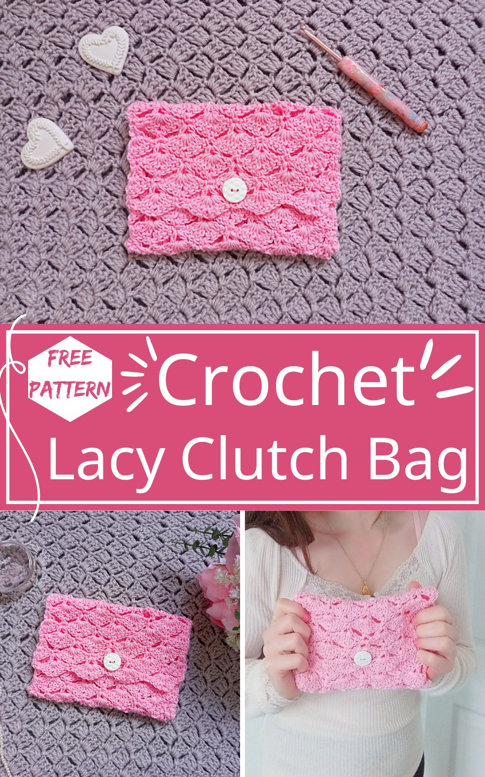 Lacy Clutch Bag