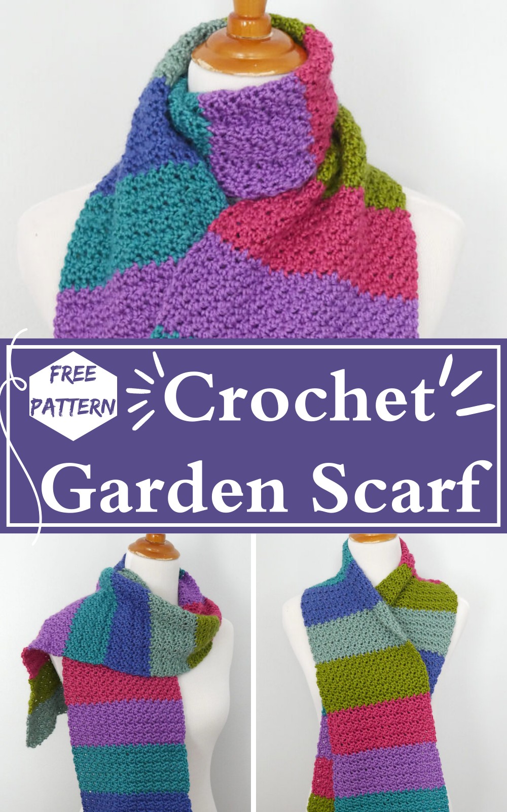 Monet's Garden Scarf