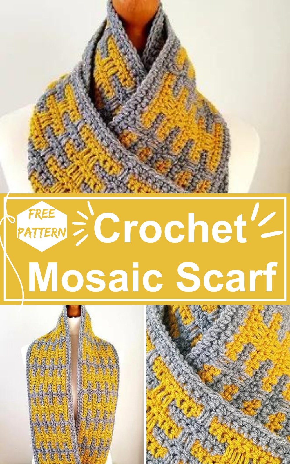 Mosaic Infinity Scarf