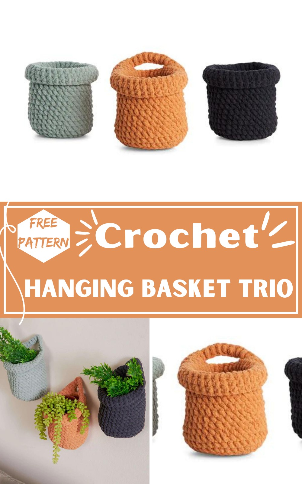 One & Done Hanging Basket Trio