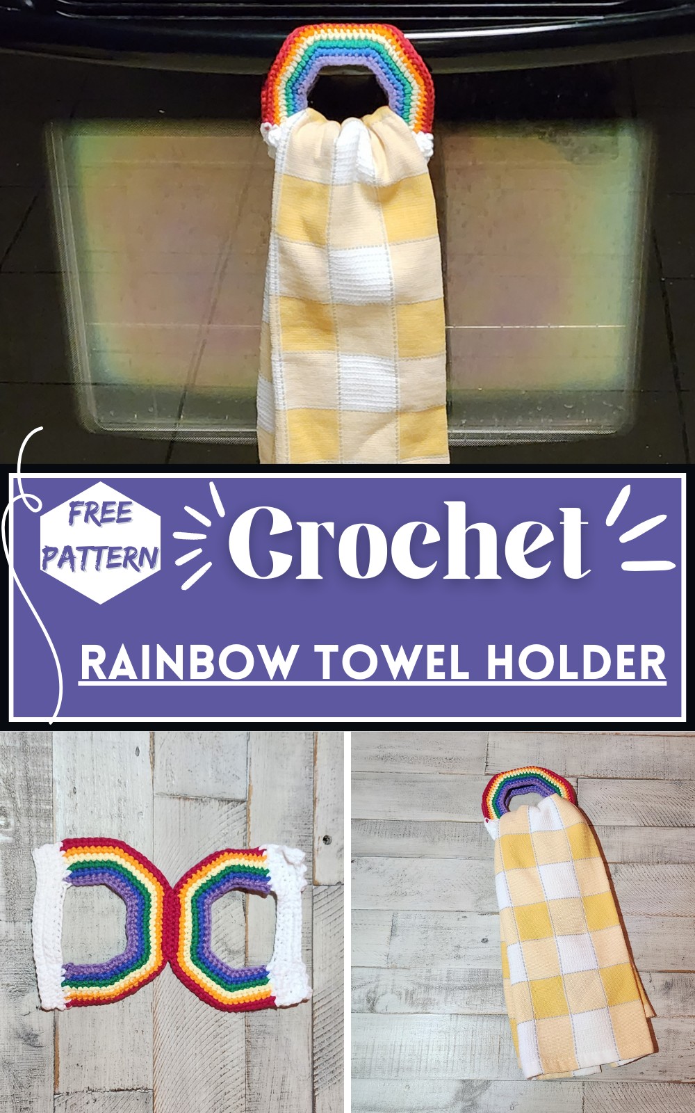 Rainbow Towel Holder