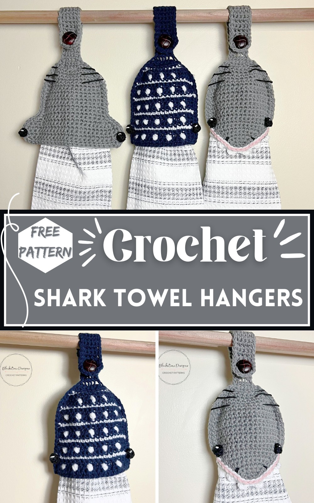 Shark Towel Hangers