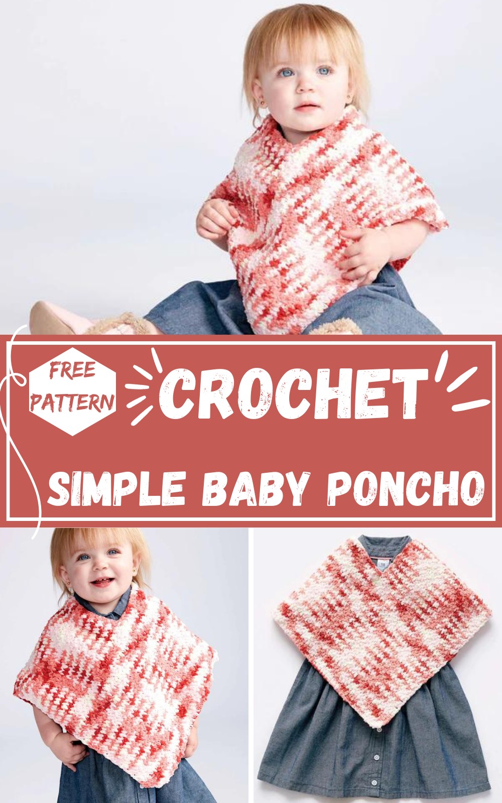 Simple Crochet Baby Poncho