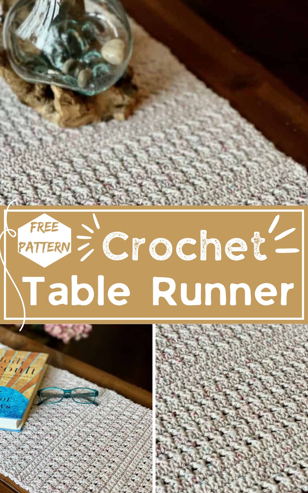 Stylish Crochet Table Runner