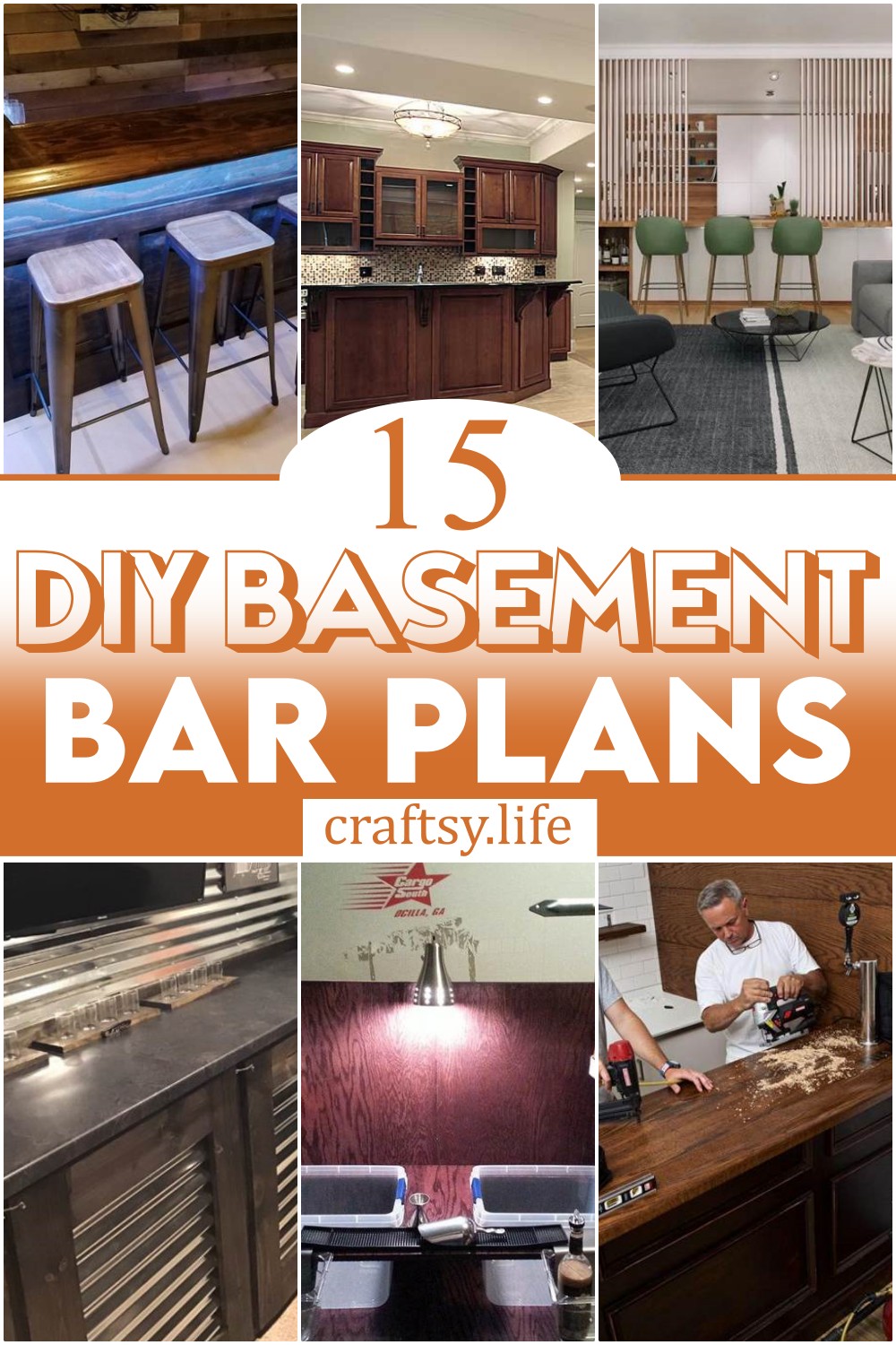 DIY Basement Bar Plans 1