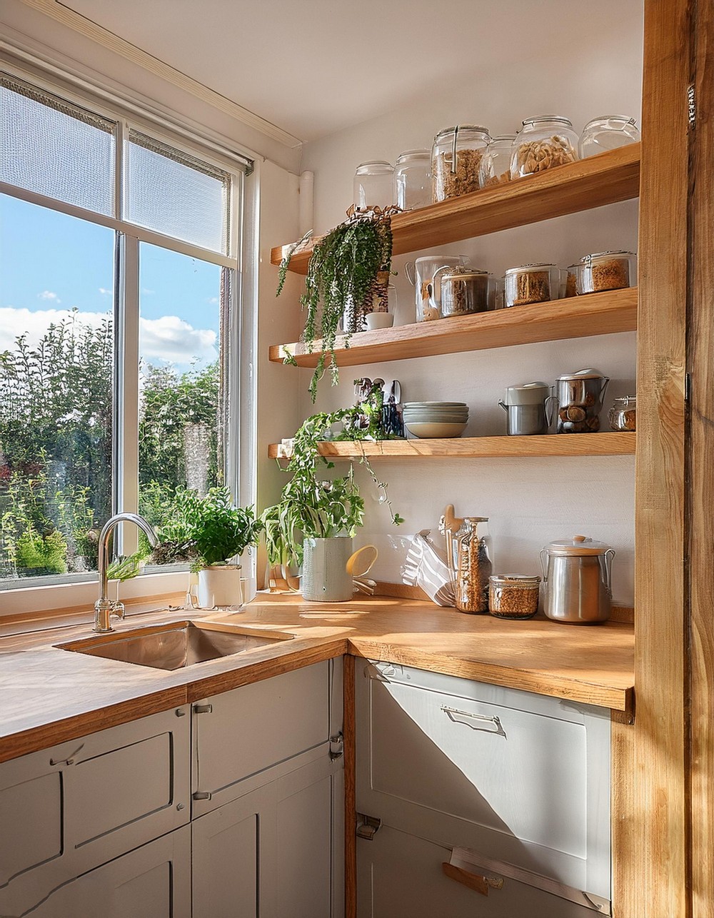 Add Open Shelving